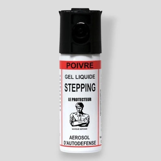 Aérosol de défense Gel Poivre Stepping - 50ml