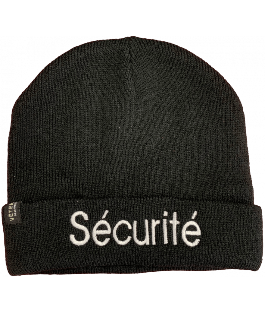 BONNET BRODÉ SÉCURITÉ