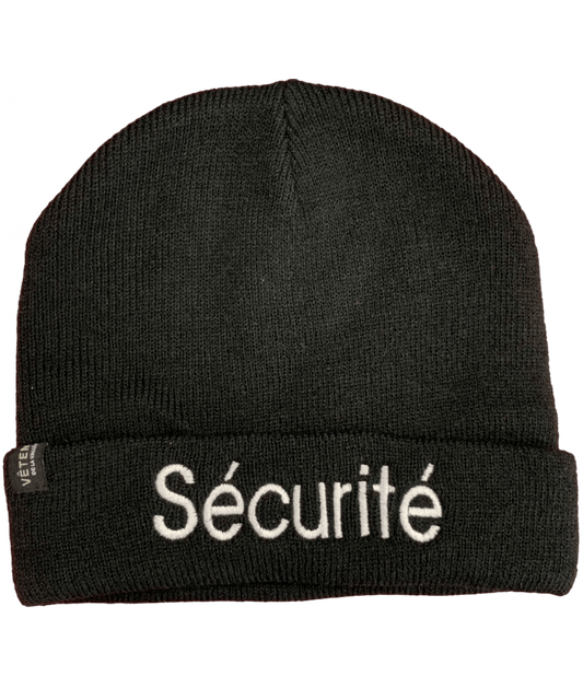 BONNET BRODÉ SÉCURITÉ