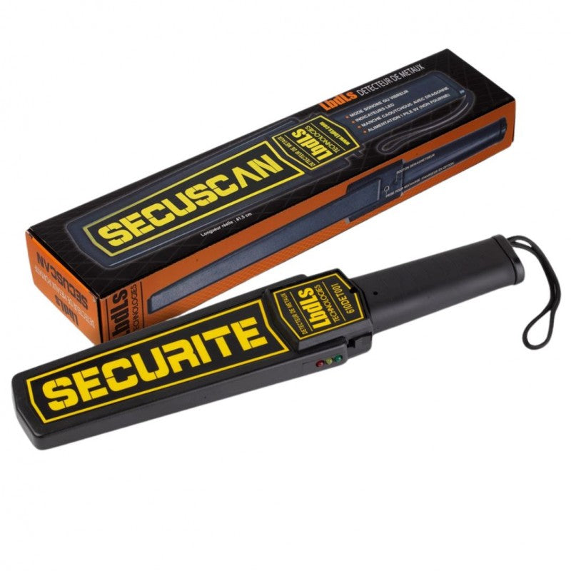 Détecteur de métaux portatif SECUSCAN